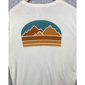 Free Fly Long Sleeve Tee Men’s XXL Graphic Mountain On Back Soft Gorpcore